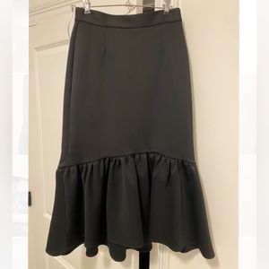 Asos Black MIDI Skirt Size 4